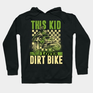 Youth Motorcross,this kid loves dirt bike Hoodie